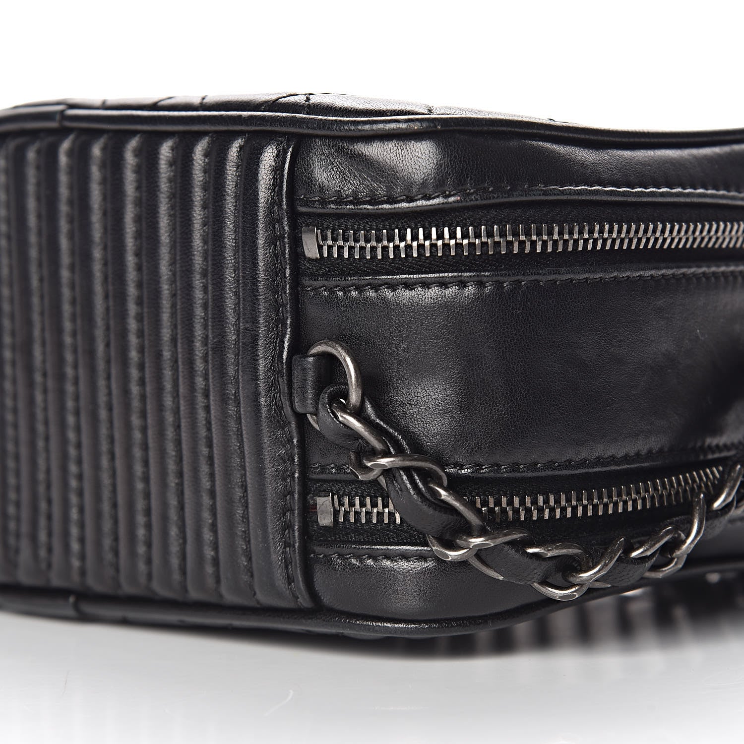 Chanel Lambskin Small Coco Boy Camera Case Black 11 of 11