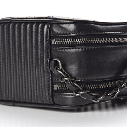 Chanel Lambskin Small Coco Boy Camera Case Black 11 of 11