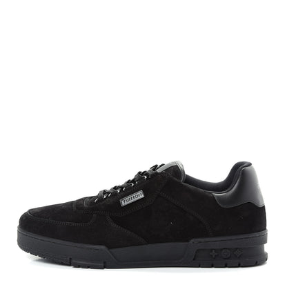 Louis Vuitton Suede Mens LV Trainer Sneakers 9.5 Black 1 of 11