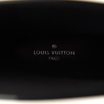 Louis Vuitton Rubber Embossed Monogram Drops Flat Half Boots 39 Black 8 of 8