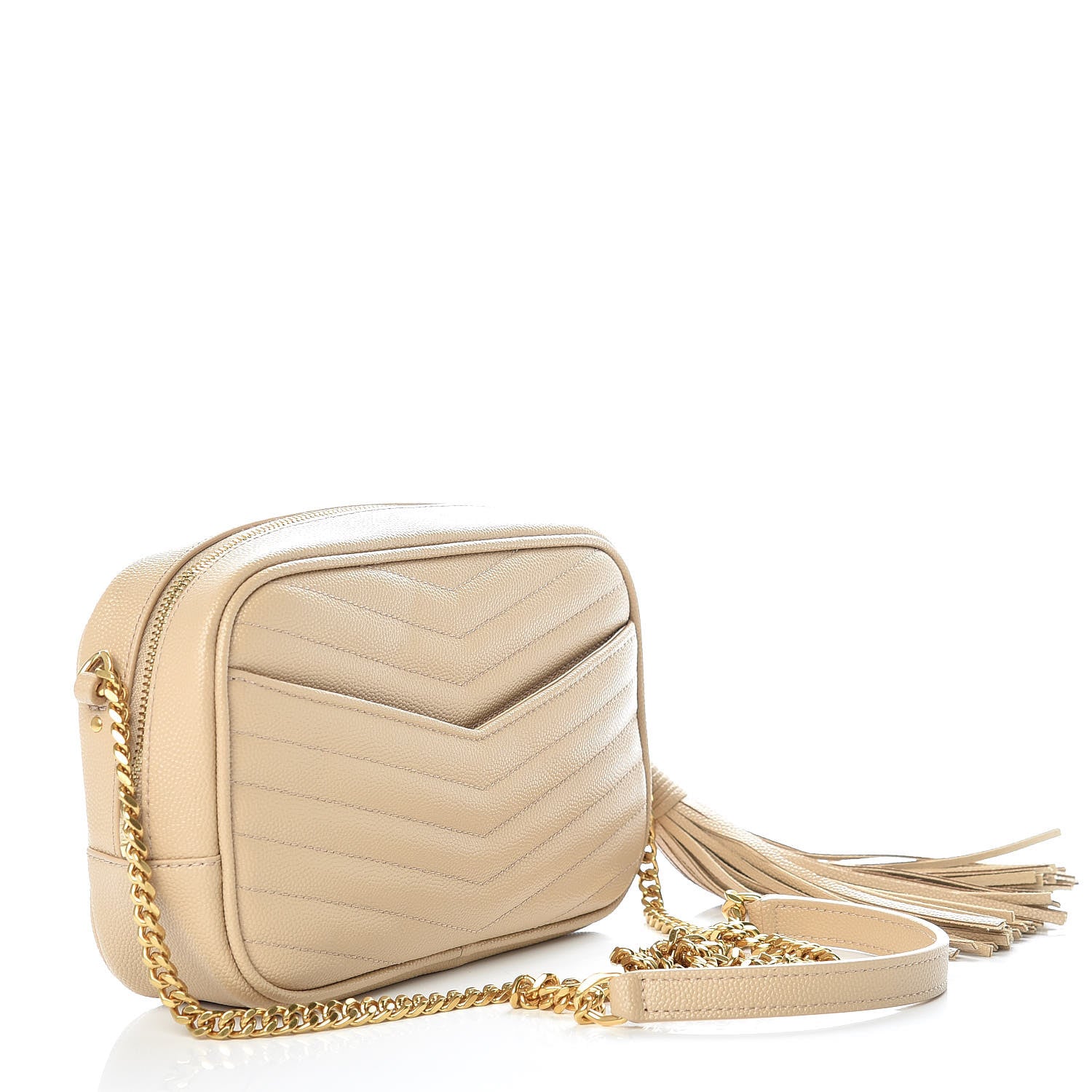 Saint Laurent Grain De Poudre Matelasse Monogram Mini Lou Camera Bag New Powder 3 of 9