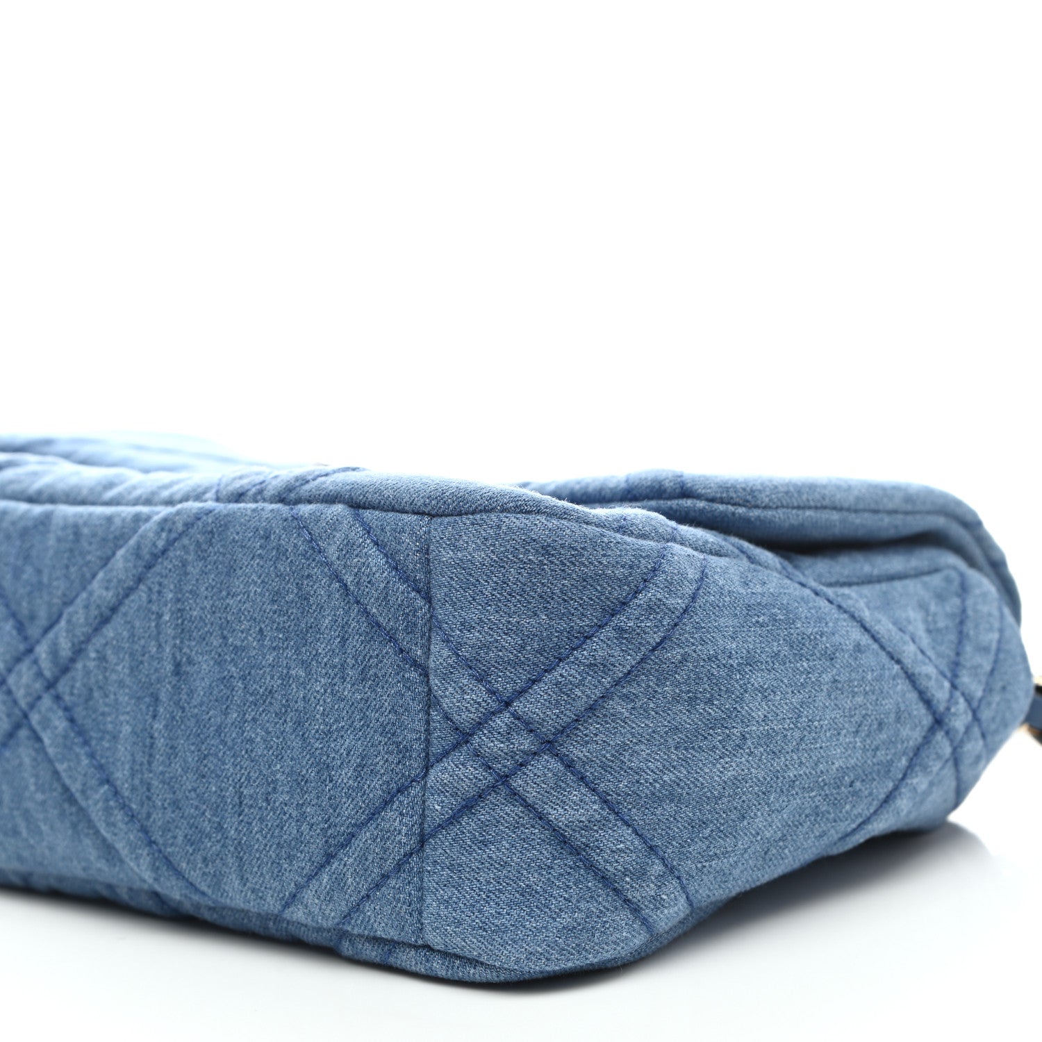 Chanel Denim Quilted Medium Chanel 19 Flap Blue 7 of 9