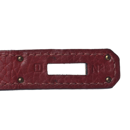 Hermes Taurillon Clemence Kelly Retourne 28 Rouge Garance 6 of 9