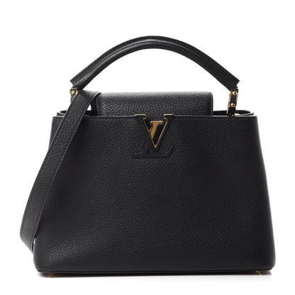 Louis Vuitton Taurillon Capucines BB Black 1 of 9