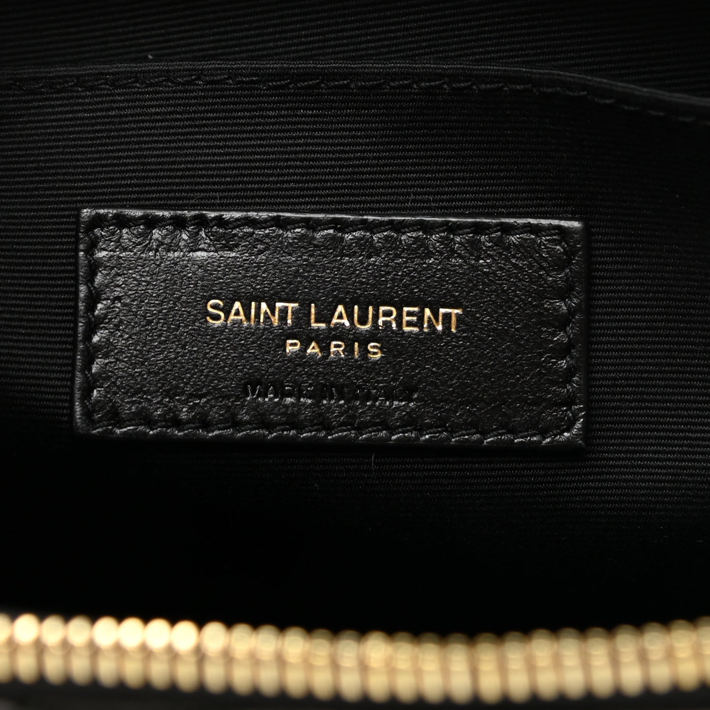 Lambskin Monogram Medium Sade Puffer Pouch Black