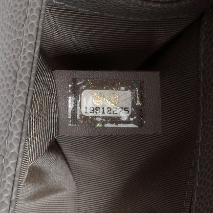 Chanel Caviar Quilted Small Boy Flap Light Grey 8 of 9