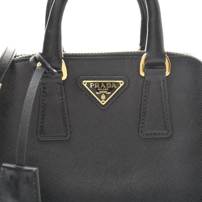 Prada Saffiano Lux Mini Promenade Tote Black 8 of 11