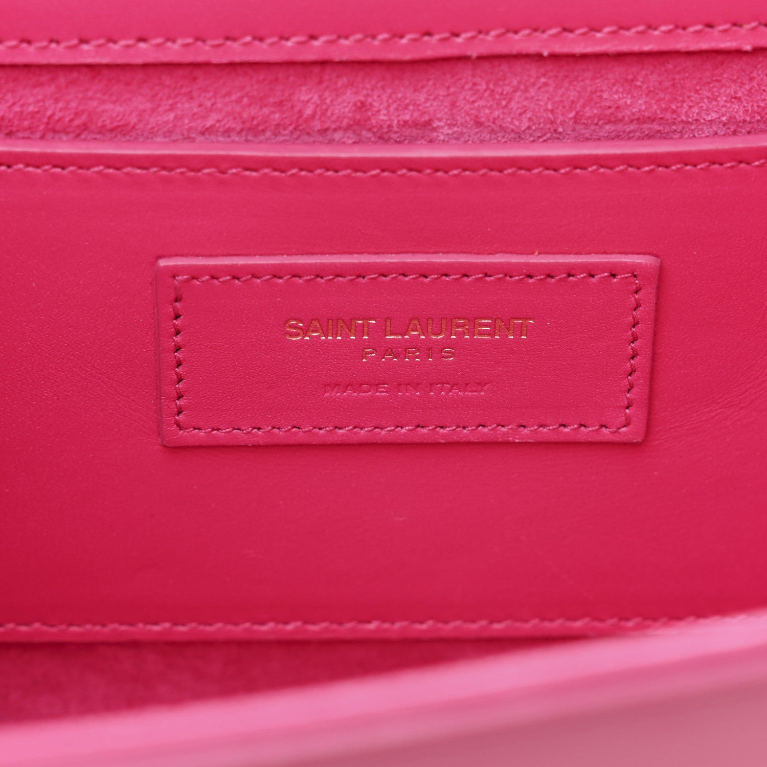 Saint Laurent Smooth Calfskin Medium Classic Monogram Kate Tassel Satchel Fuchsia 6 of 11