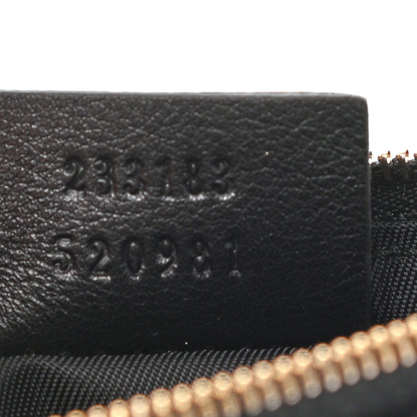 Guccissima Key Case Black