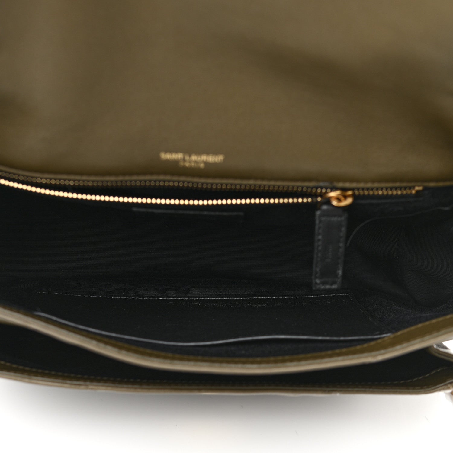 Saint Laurent Lambskin Matelasse Monogram Medium Niki Chain Satchel Seaweed 5 of 10