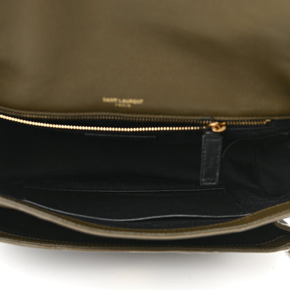 Saint Laurent Lambskin Matelasse Monogram Medium Niki Chain Satchel Seaweed 5 of 10