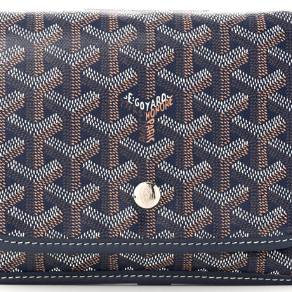 Goyard Goyardine Plumet Wallet Clutch Navy 8 of 10