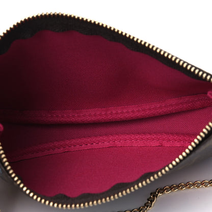Louis Vuitton Monogram 2020 Christmas Animation Roller Coaster Mini Pochette Accessories Pivoine 4 of 4