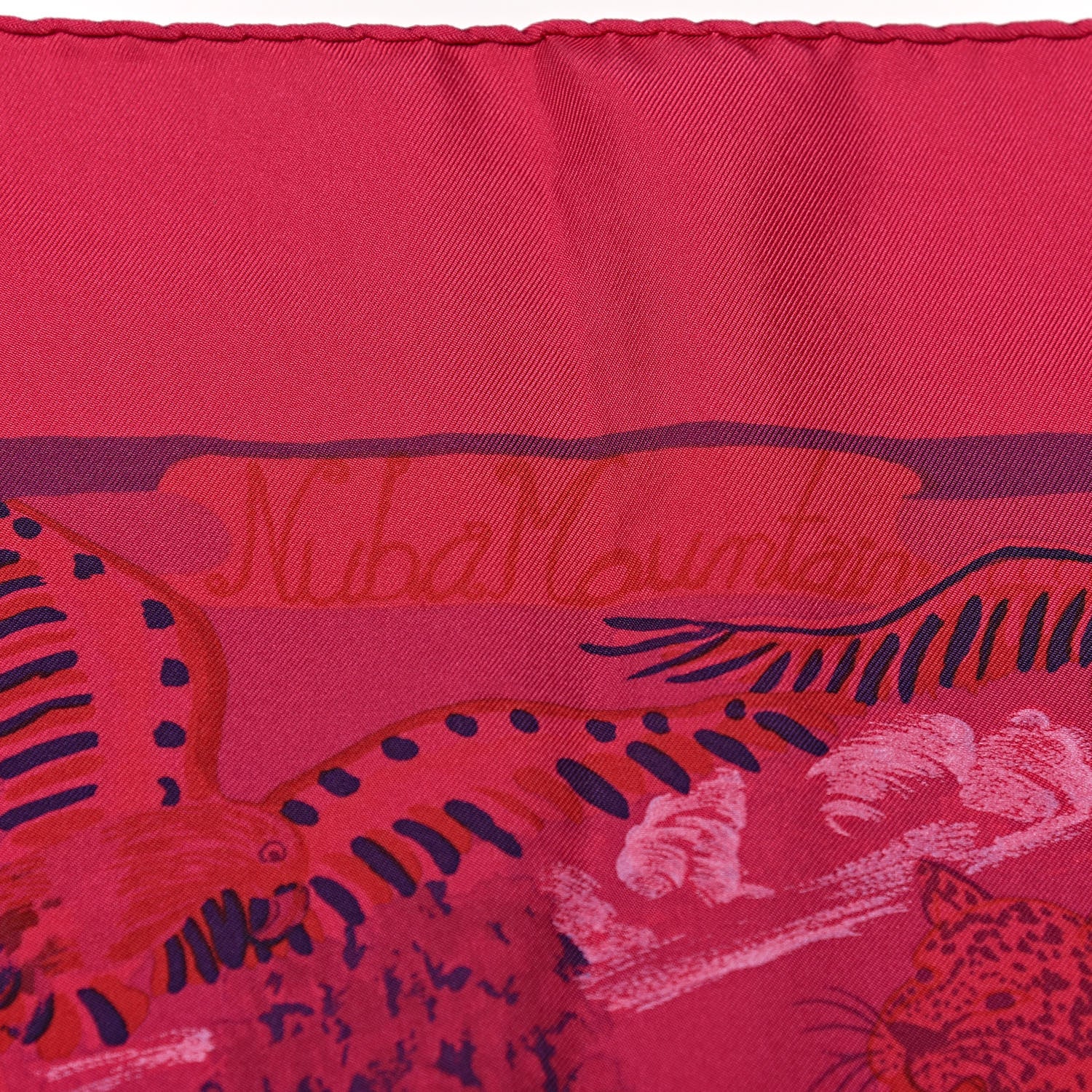 Hermes Silk Dip Dye Nuba Mountain Scarf 90 Fuchsia 5 of 6
