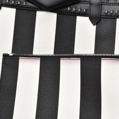 Givenchy Coated Canvas Striped Large Antigona Tote Black White 13 of 23