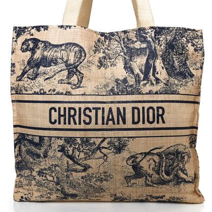 Christian Dior Straw Dioriviera Tote Beige 6 of 10
