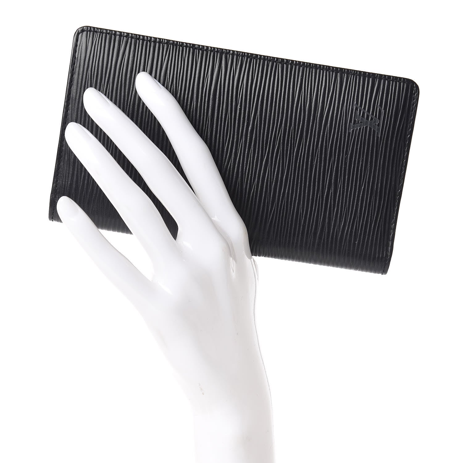 Louis Vuitton Epi Checkbook Cover Black 2 of 7