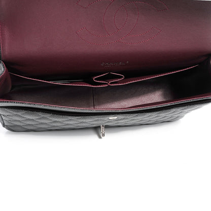 Chanel Caviar Quilted Maxi Double Flap Black 6 of 9