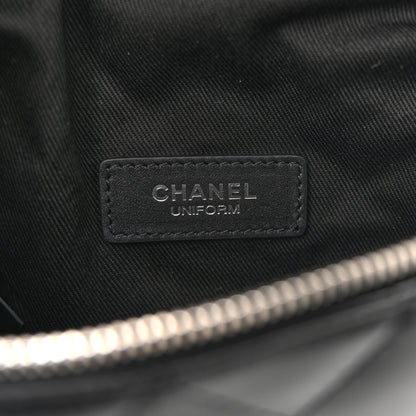 Chanel Calfskin Quilted Waist Belt Bag Black 6 of 12