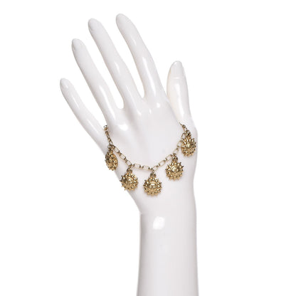 Chanel Sun Medallion Charm Bracelet Gold 2 of 5