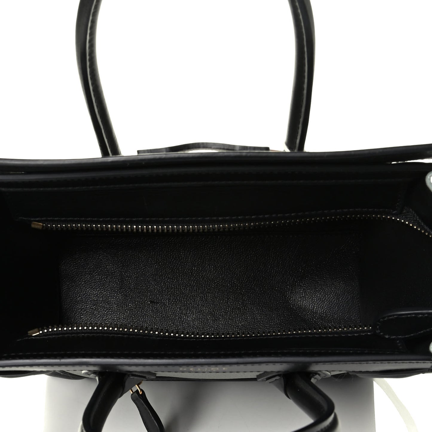 Drummed Calfskin Nano Tri-Color Luggage
