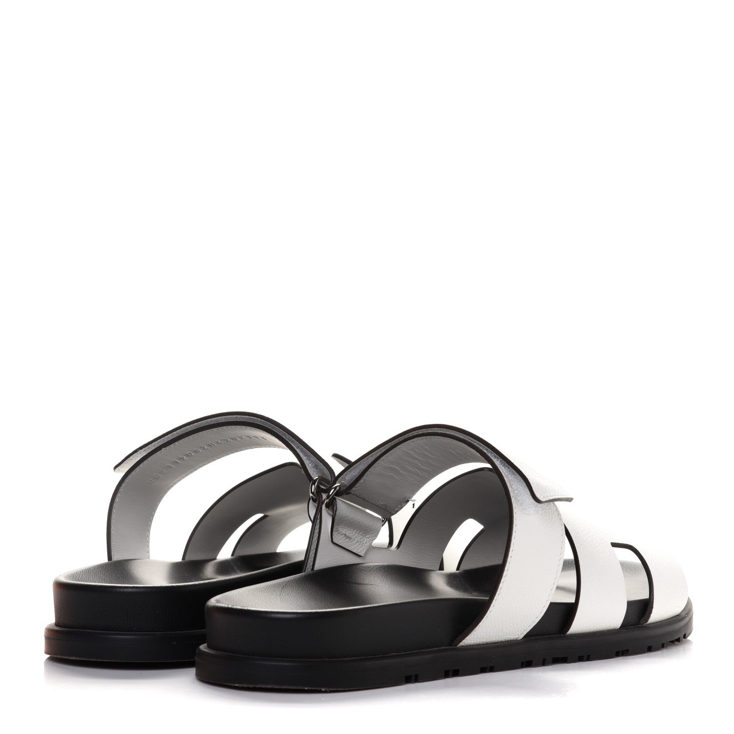 Hermes Epsom Mens Chypre Sandals 42 White 4 of 11