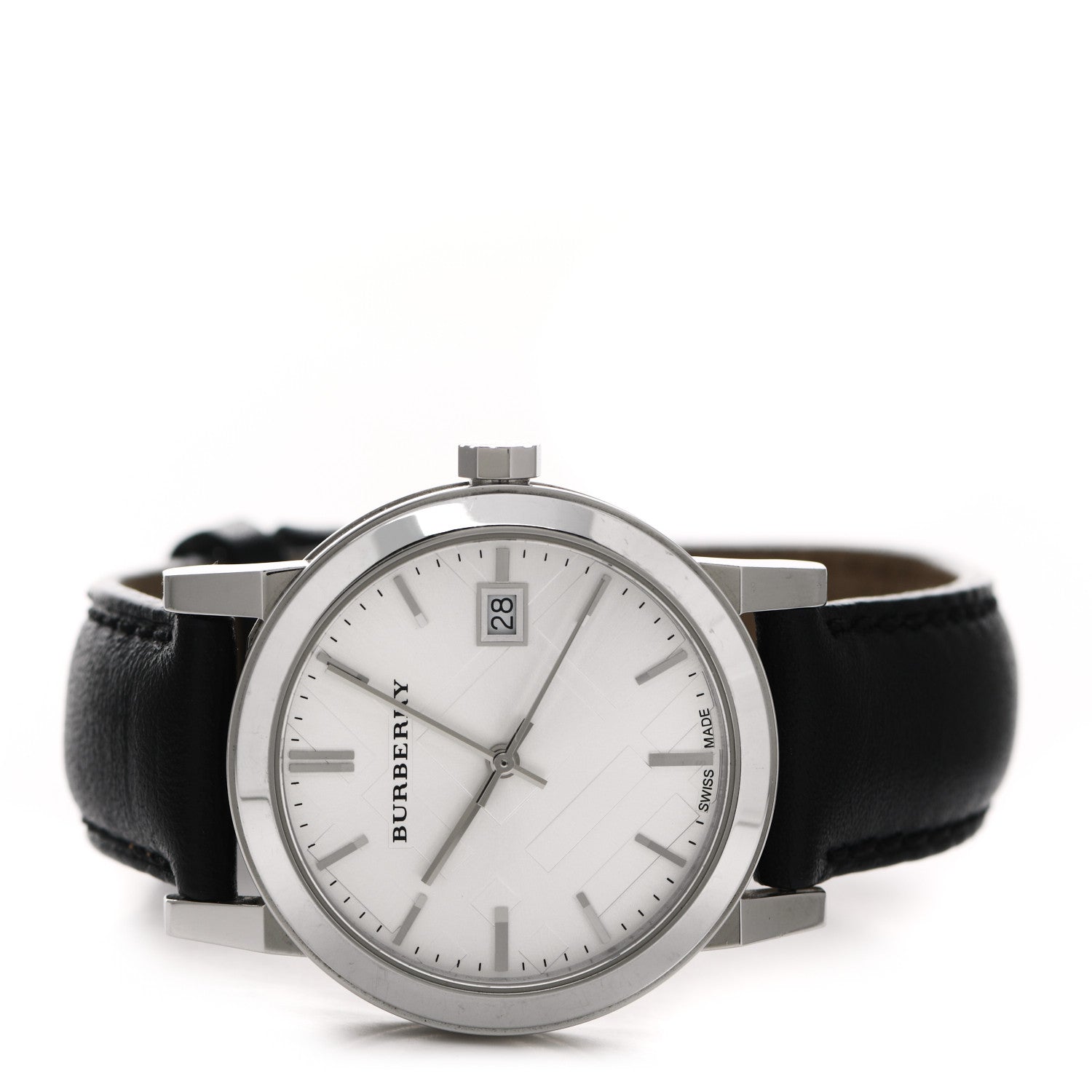 Burberry Stainless Steel Calfskin 38mm Heritage Quartz Watch BU9106 2 of 4