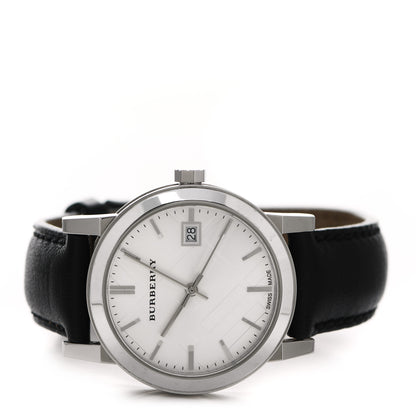 Burberry Stainless Steel Calfskin 38mm Heritage Quartz Watch BU9106 2 of 4