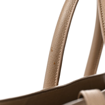 Saint Laurent Grained Calfskin Small Sac De Jour Taupe 11 of 11