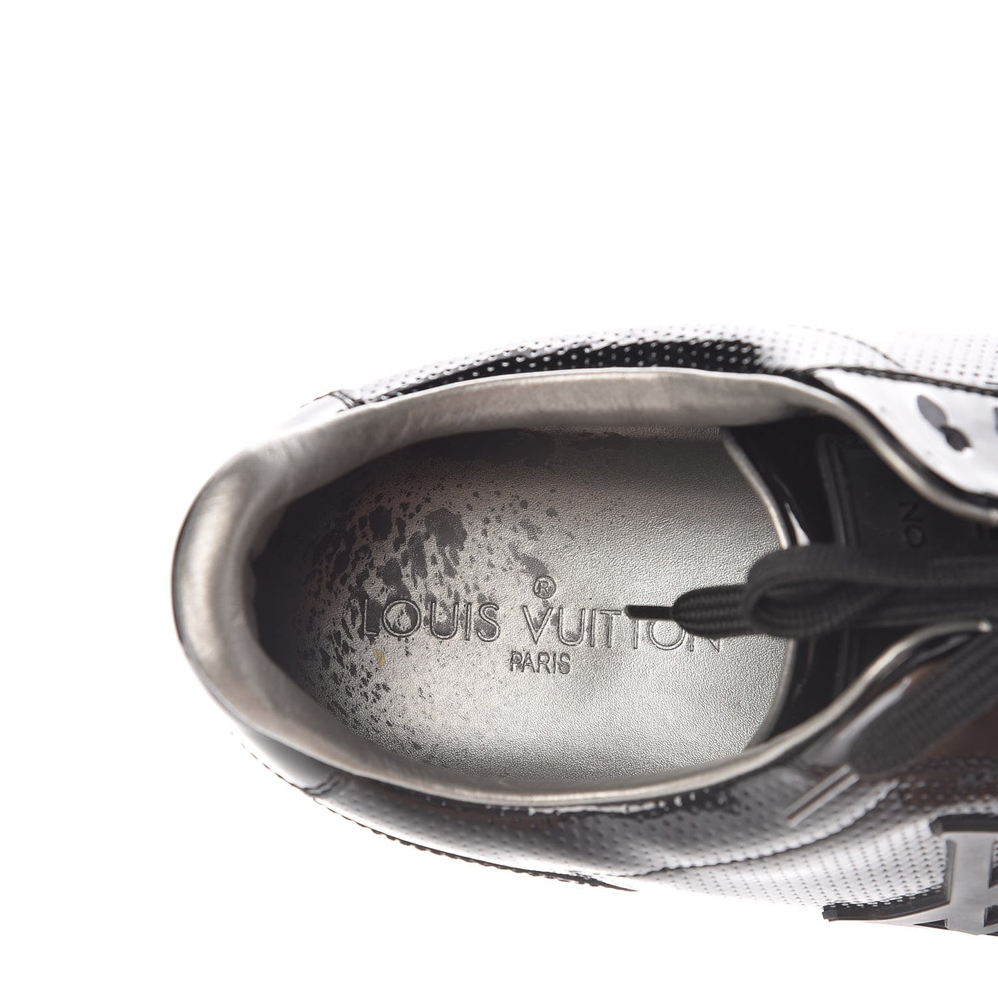 Patent Calfskin Sneakers 9 Black