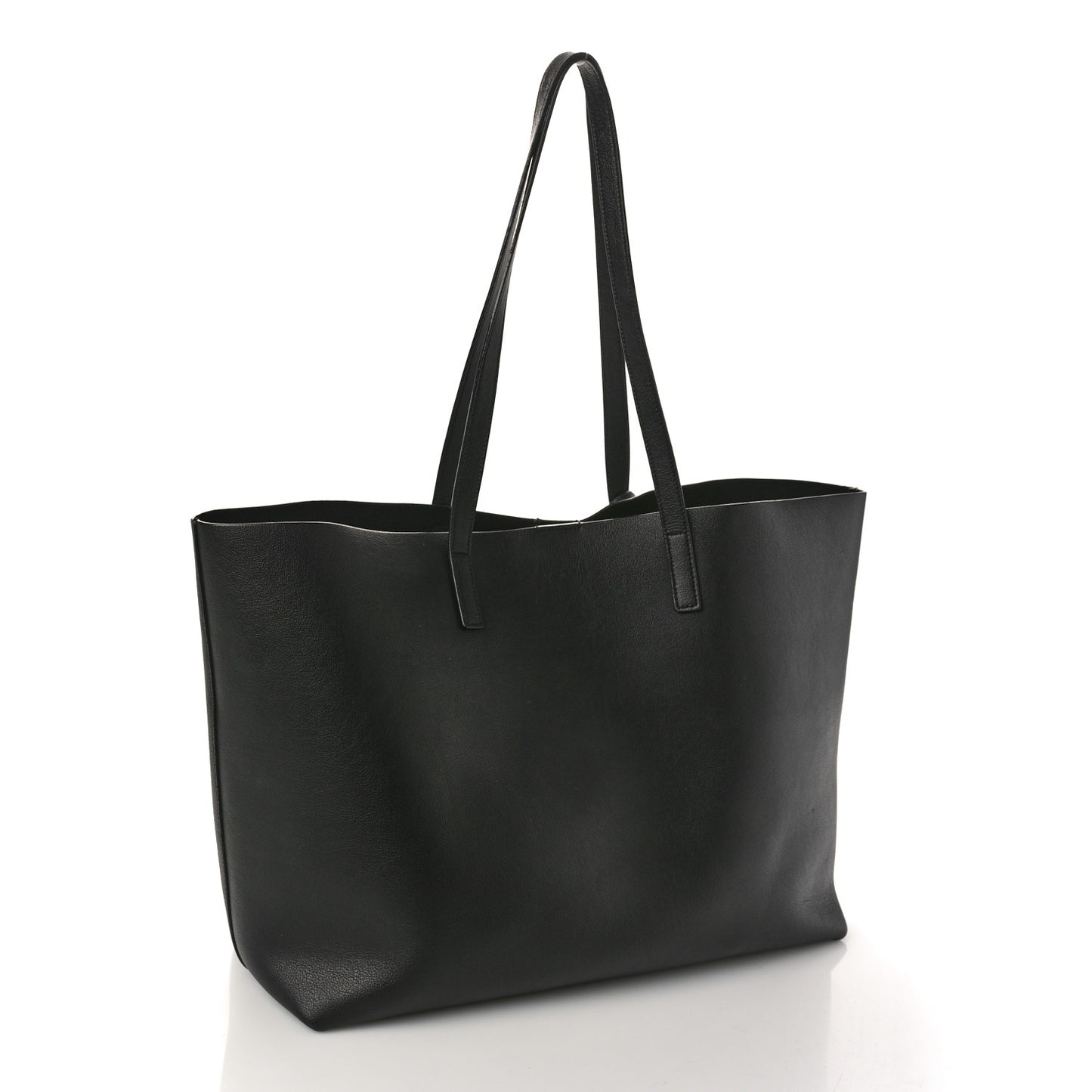 Calfskin Large Shopping Tote Black