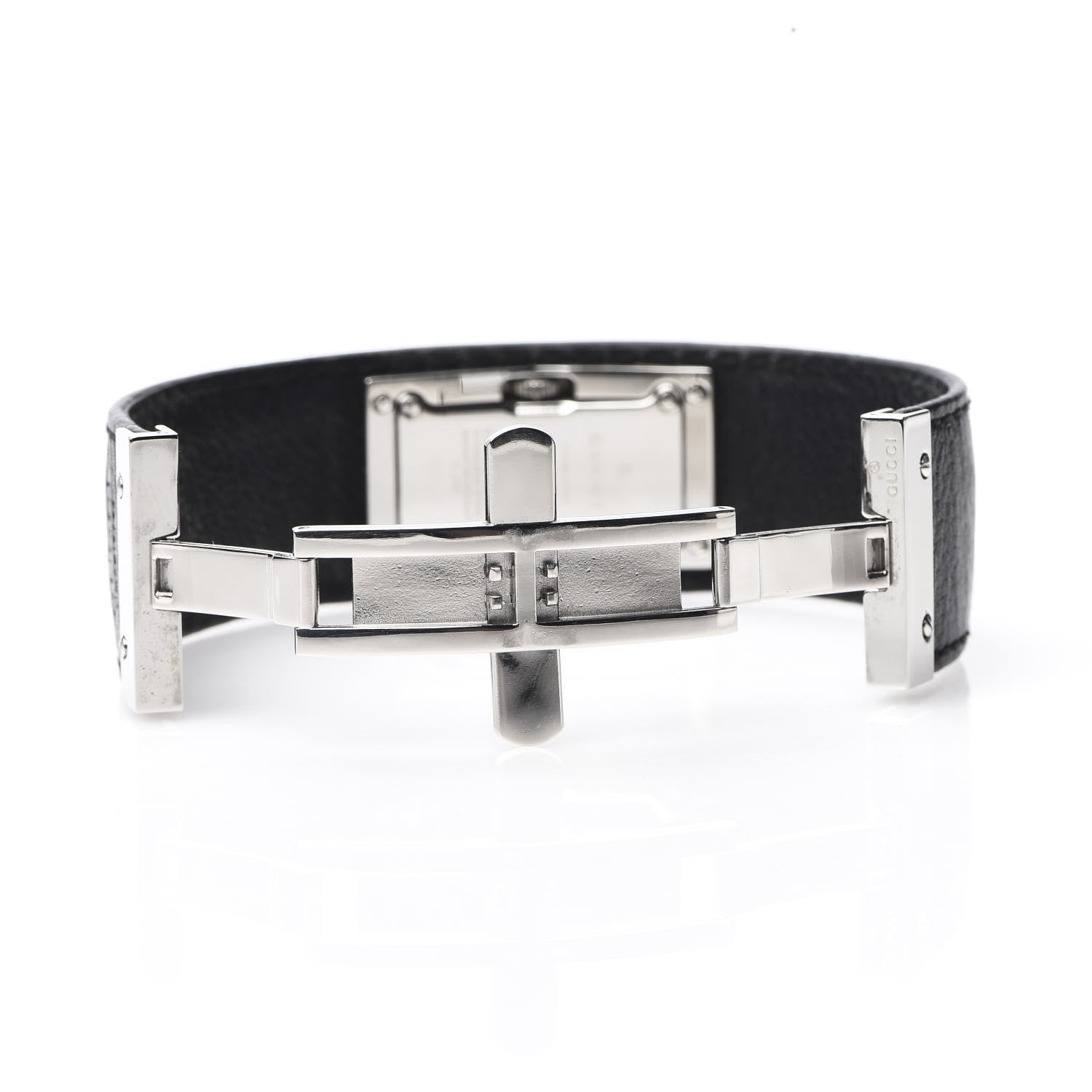 Gucci Stainless Steel Calfskin 18mm 7800S Quartz Watch Black 6 of 11