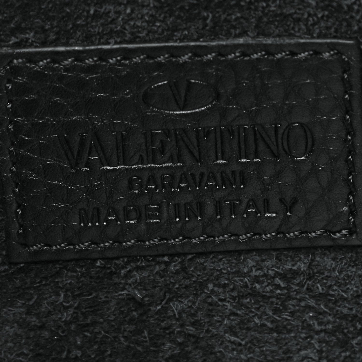 Valentino Garavani Pebbled Calfskin Turquoise Medium Rockstud Rolling Flap Saddle Bag Black 5 of 10