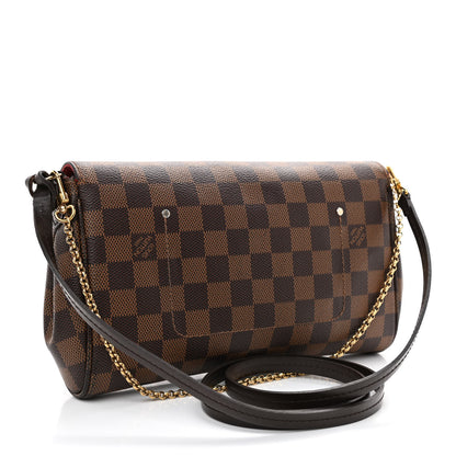 Louis Vuitton Damier Ebene Favorite MM 3 of 9