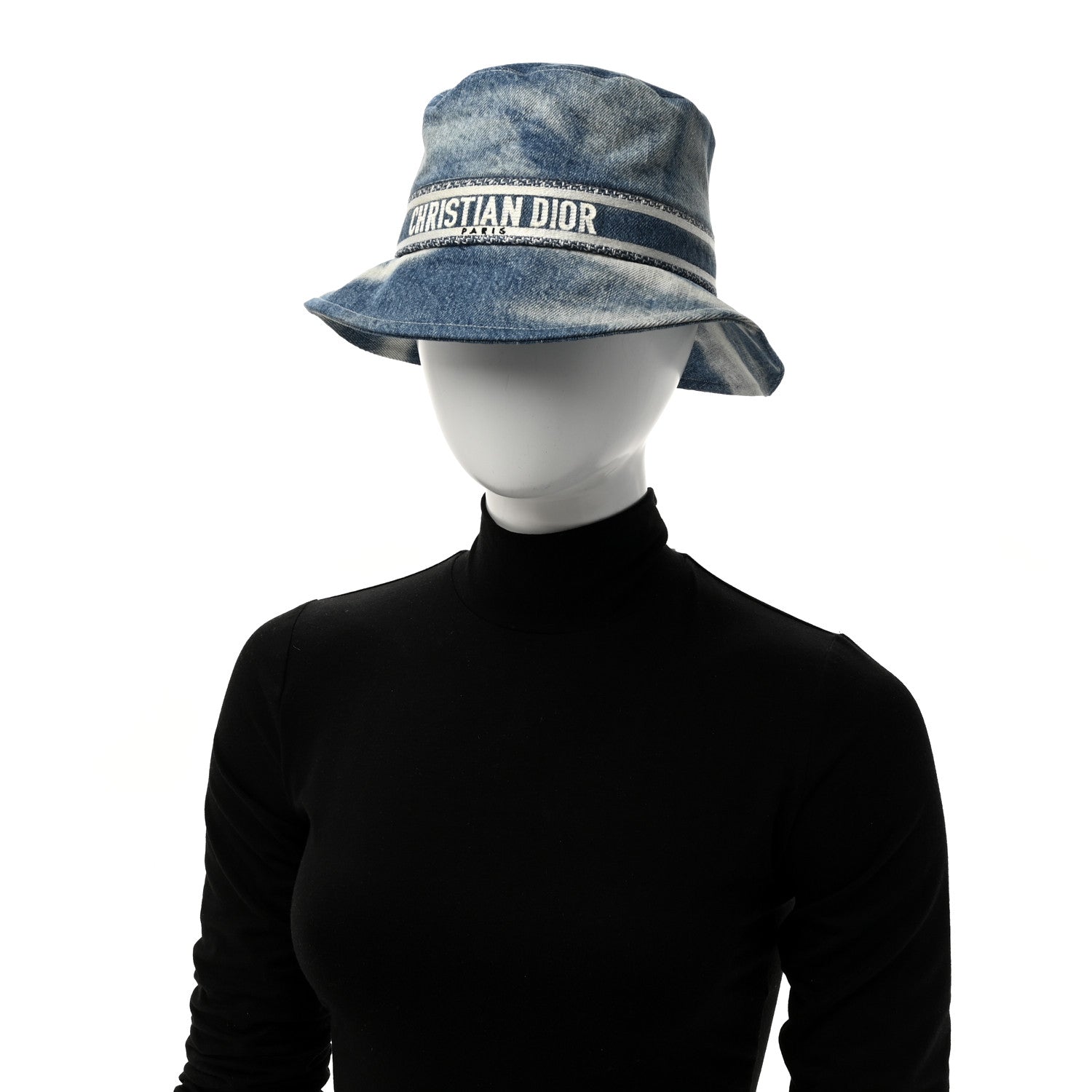 Christian Dior Denim Bucket Hat 58 Blue 2 of 8