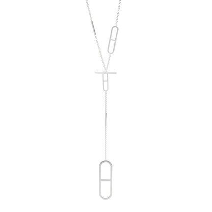 Hermes Sterling Silver Ever Chaine d'Ancre Long Necklace 1 of 5