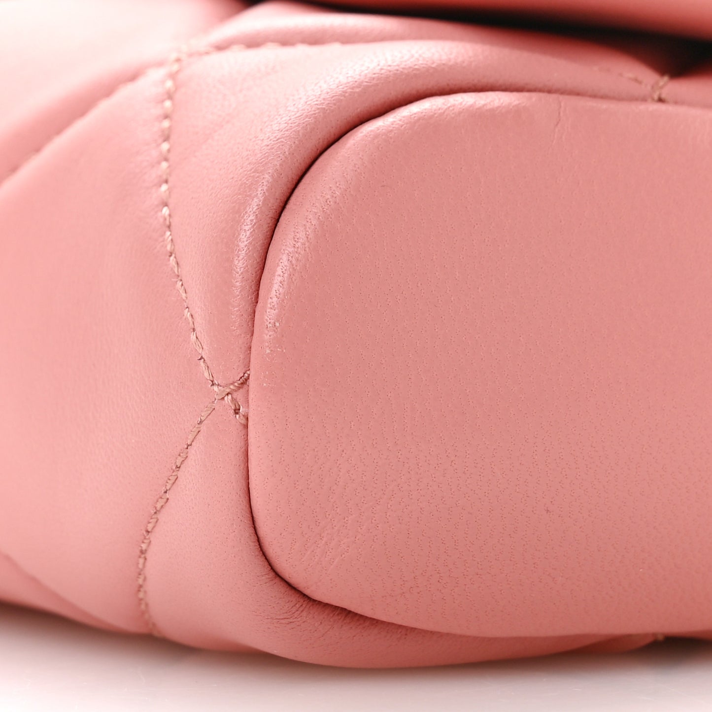 Nappa Quilted Ginny Crossbody Blush