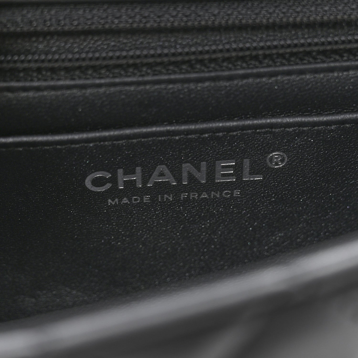 Chanel Pearly Lambskin Quilted Mini Rectangular Flap So Black 6 of 10