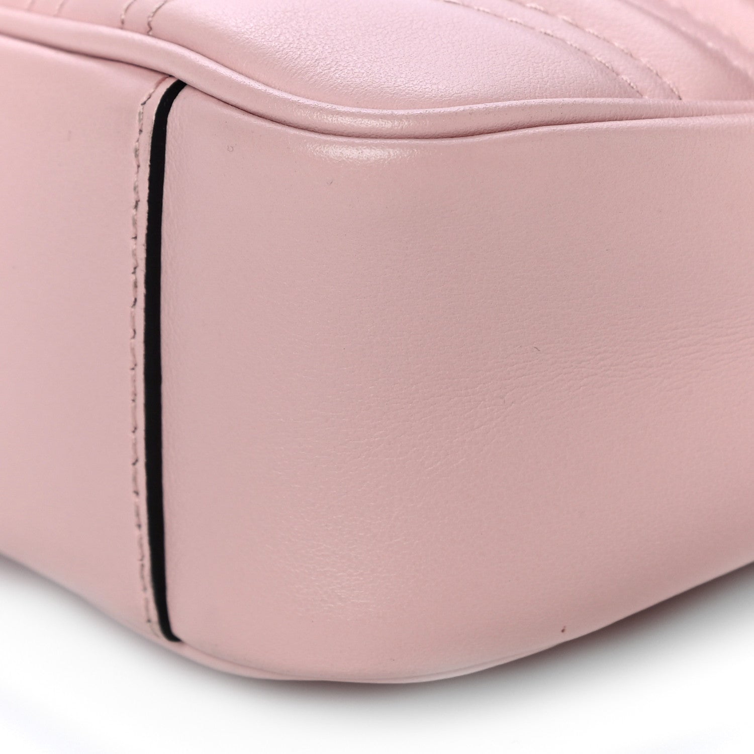 Gucci Calfskin Matelasse Mini GG Marmont Shoulder Bag Perfect Pink 11 of 13