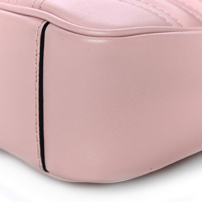 Gucci Calfskin Matelasse Mini GG Marmont Shoulder Bag Perfect Pink 11 of 13