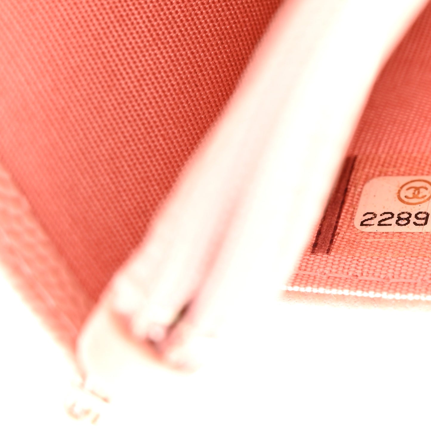 Caviar Camellia Embossed Wallet On Chain WOC Pink