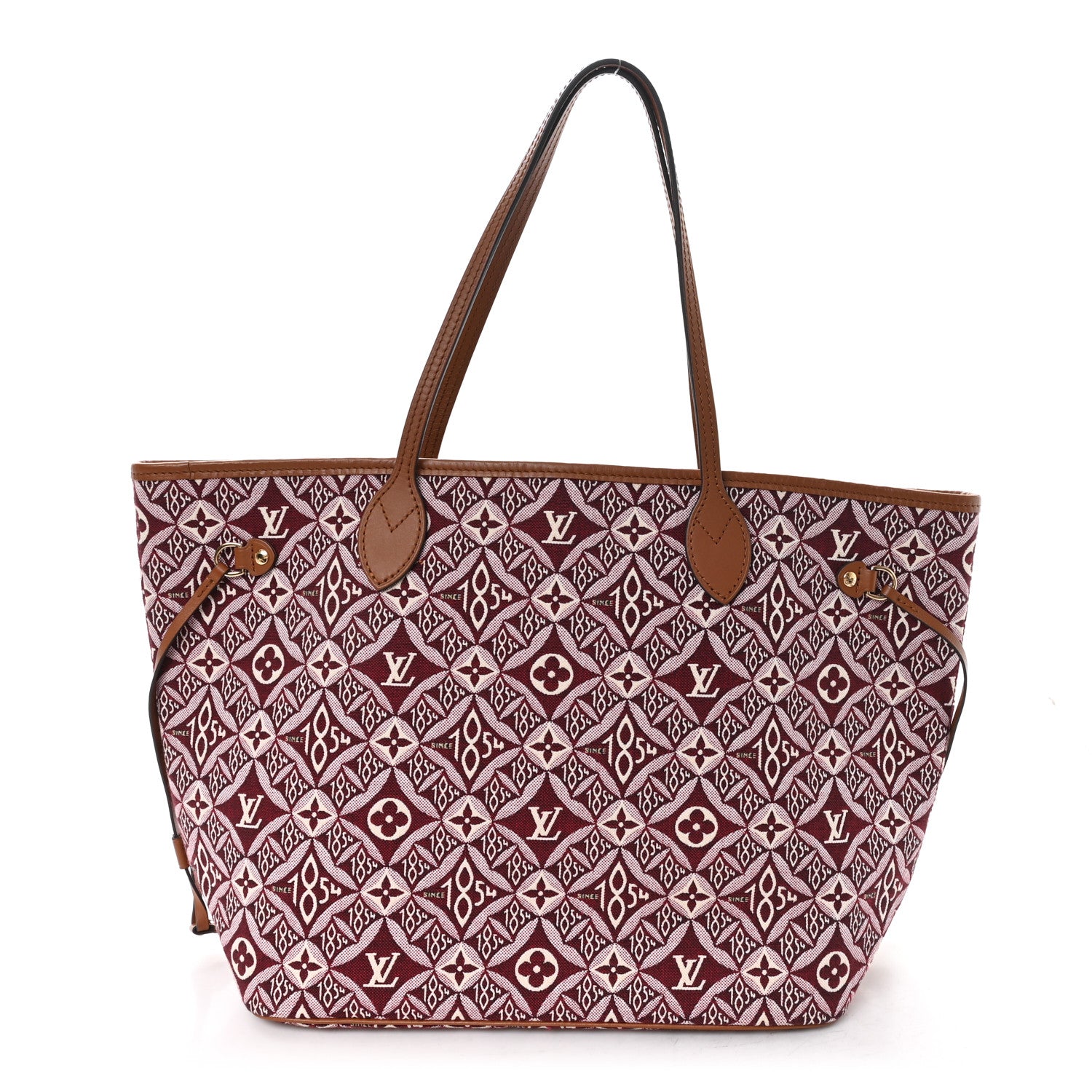 Louis Vuitton Jacquard Since 1854 Neverfull MM Bordeaux 1 of 10
