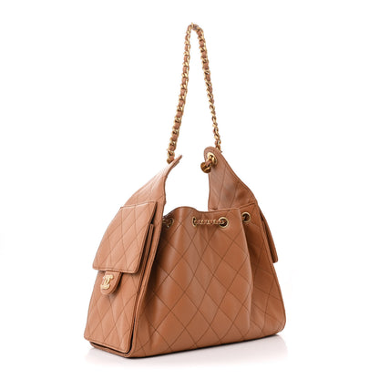 Chanel Caviar Quilted Small Chanel 25 Handbag Brown 3 of 11