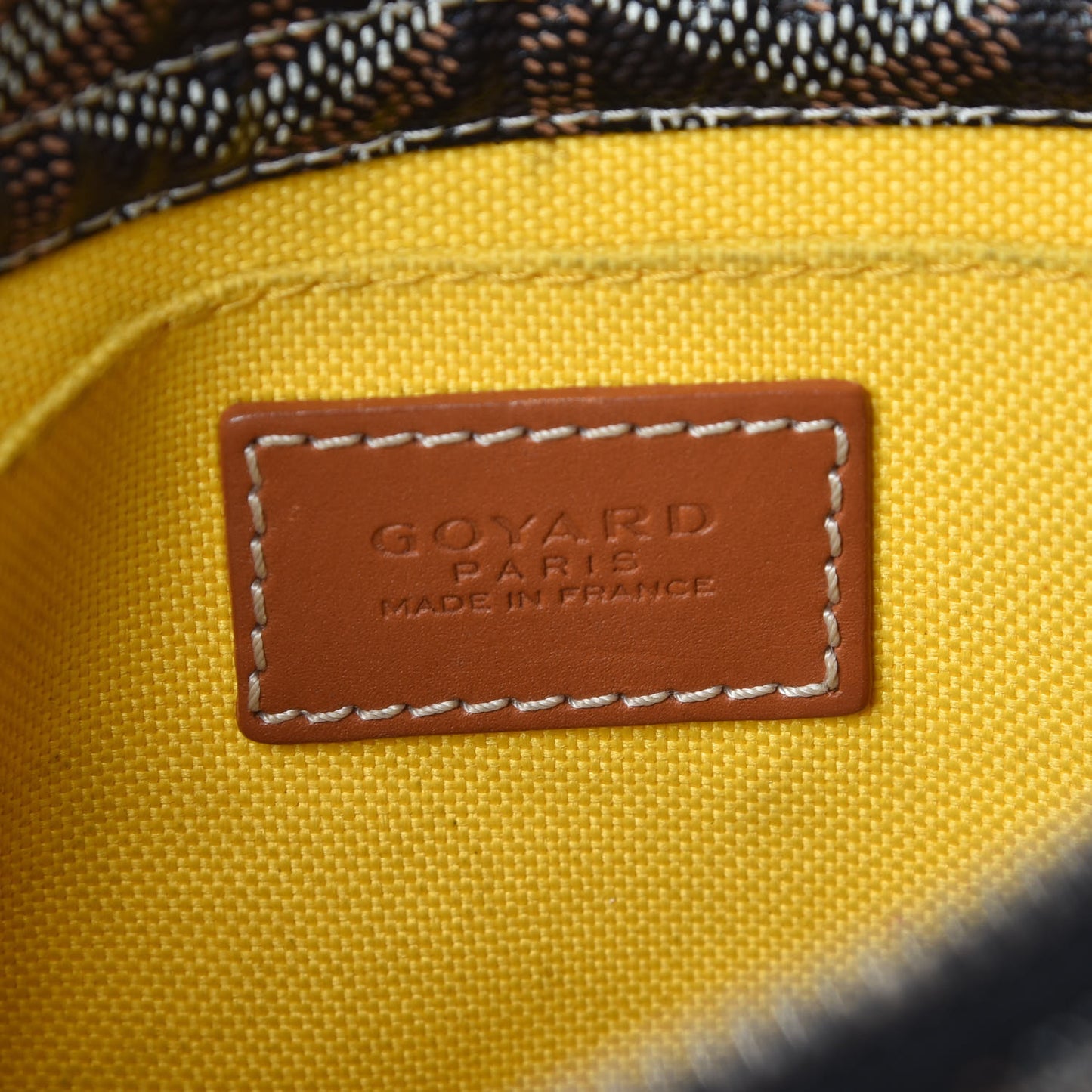 Goyardine Miroir Toiletry Bag PM Black Gold