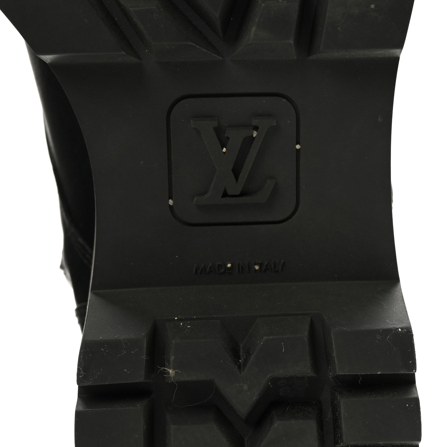 Louis Vuitton Calfskin Territory Flat Ranger Boots 38 Black 7 of 8