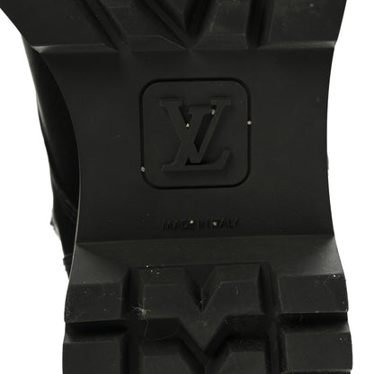 Louis Vuitton Calfskin Territory Flat Ranger Boots 38 Black 7 of 8