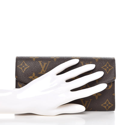 Louis Vuitton Monogram Sarah Wallet NM 2 of 9