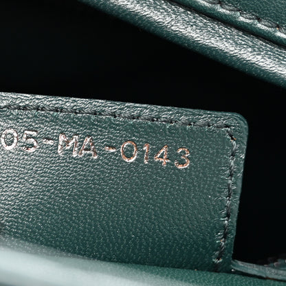 Christian Dior Lambskin Cannage Large Lady Dior Dark Green 7 of 13