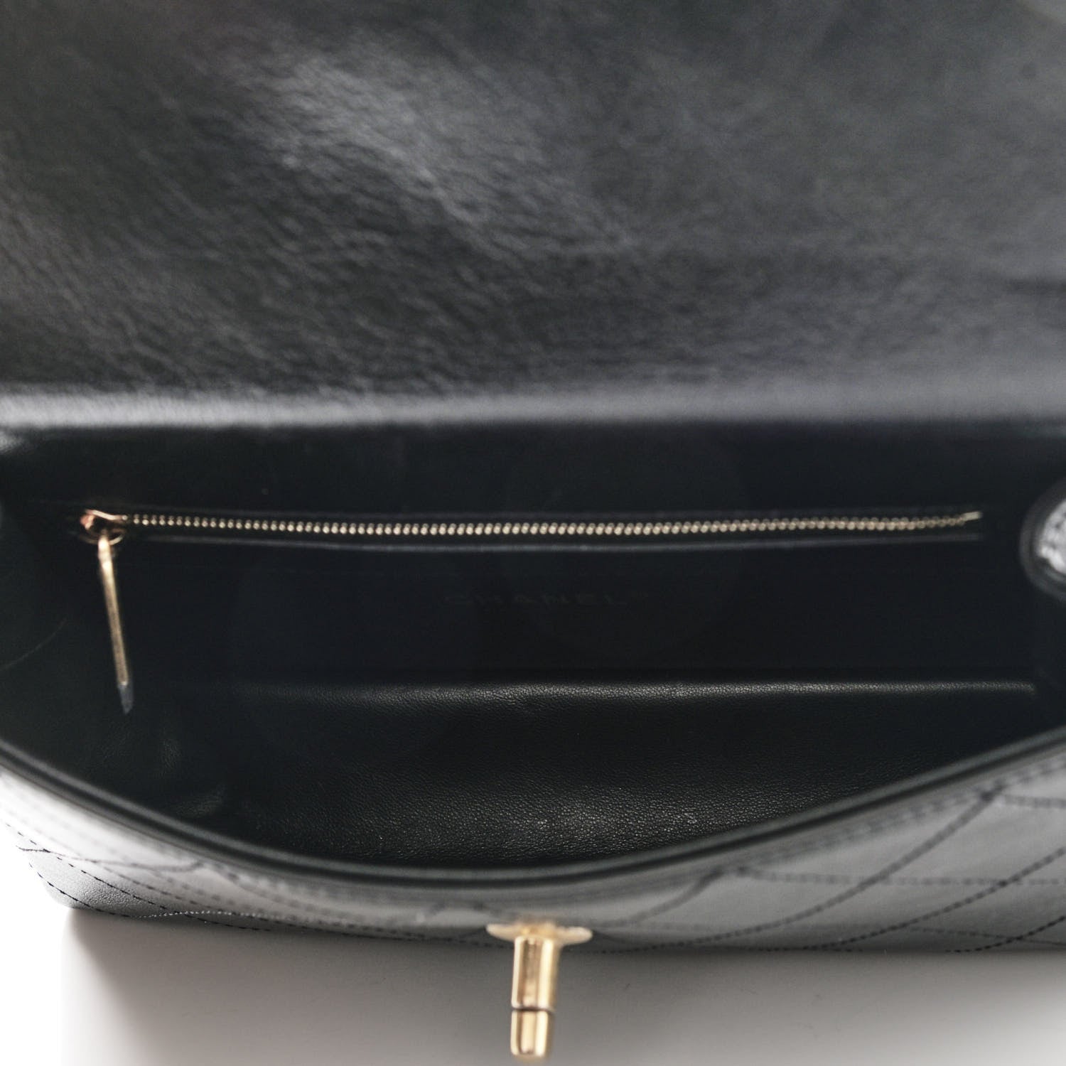 Chanel Lambskin Stitched Coco Luxe Small Flap Black 5 of 13