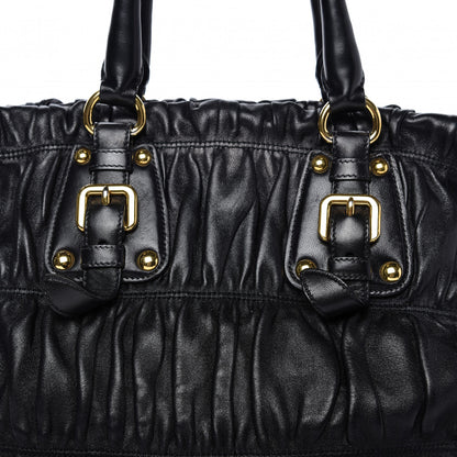 Prada Nappa Gaufre Tote Black 11 of 11